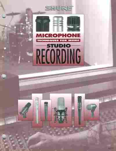 Каталог Shure Microphone techniques for music Studio Recording, 54-560, Баград.рф